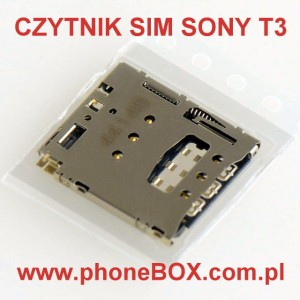 Wymiana czytnika karty sim Sony Xperia T3 T3 LTE
