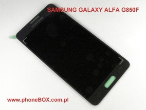 Wymiana naprawa Samsung G850 Galaxy ALFA LCD dotyk szybka czarna oryginał