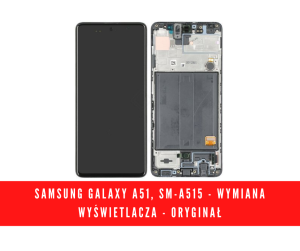 Samsung Galaxy A51 SM-A515 - wymiana wyświetlacza czarny