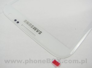 Szybka, szkło wyświetlacza do Samsung Galaxy Note 2 N7100 biały z wymianą