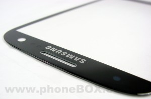 Szybka, szkło wyświetlacza do Samsung Galaxy S3 i9300 niebieskie z wymianą