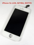 Naprawa, wymiana wyświetlacza LCD dotyku w telefonie iPhone 5s biały