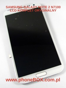 Dotyk szybka lcd full set komplet SAMSUNG Galaxy Note 2 N7100 oryginał z naprawą