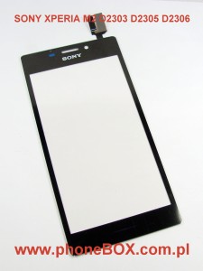 Naprawa, wymiana dotyk szybka Sony Xperia M2 D2303 D2305 D2306 CZARNY