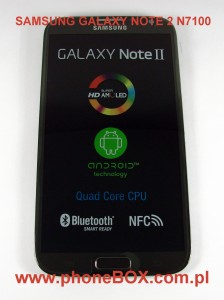 Dotyk szybka lcd full set komplet SAMSUNG Galaxy Note 2 N7100 szary oryginał z naprawą