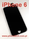 Naprawa, wymiana wyświetlacza LCD dotyku w telefonie iPhone 6 czarny