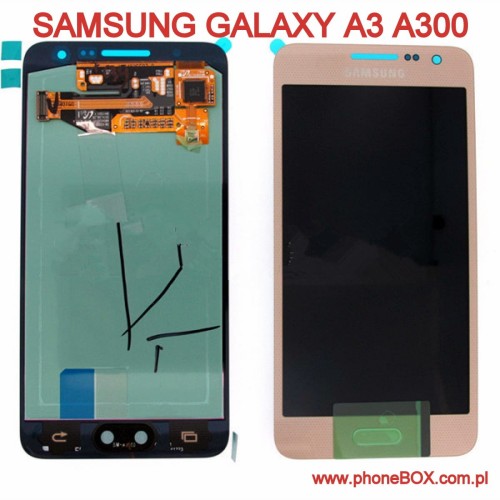 SAMSUNG GALAXY a3 a300 LCD złoty.jpg