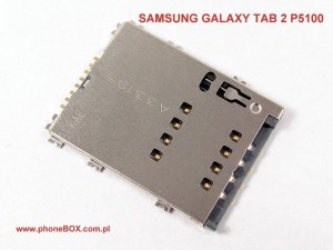 Wymiana naprawa Samsung Galaxy TAB 2 P5100 P6800 złącza sim oryginał