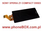 Naprawa, wymiana dotyk szybka LCD wyświetlacz Sony Xperia Z1 compact D5503 Z1 mini