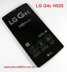 Wymiana naprawa LG G4c H525 LCD DOTYK SZKŁO SZYBKA CZARNA Z WYMIANĄ oryginał