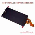 Naprawa, wymiana dotyk szybka LCD wyświetlacz Sony Xperia Z3 compact D5803 D5833