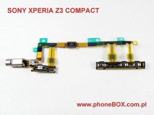 Naprawa wymiana taśmy przycisków bocznych Sony D5803/ D5833 Xperia Z3 Compact (oryginalna) 